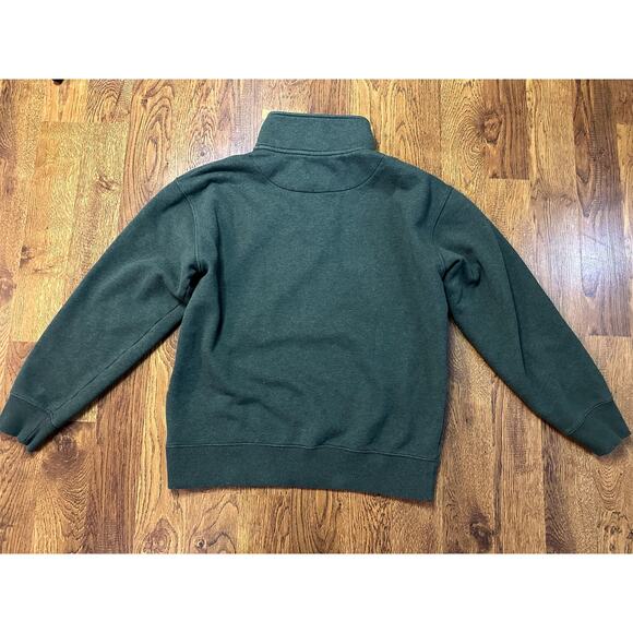 Rodd & Gunn Men's Glen Eden Quarter Zip Mock Neck Pullover - Green - Size L - Picture 2 of 7